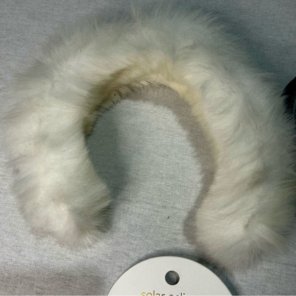 Three Hair Accessories, Faux fur headband, plaid headband and snail hair clip - Picture 2 of 6